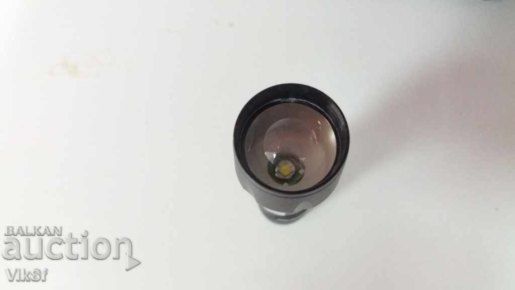 Mini lanternă USB reîncărcabilă, CREE, lumină LED COB, zoom, - 6