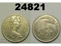 Нова Зеландия 20 цента 1982