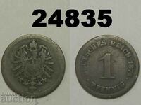 Germany 1 Pfennig 1876 A