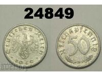 Germany 50 Pfennig 1940 D swastika