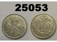 Австрия 10 хелера 1895