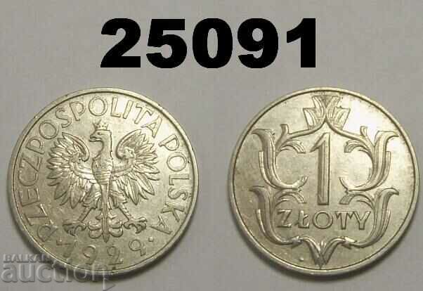 Полша 1 злота 1929