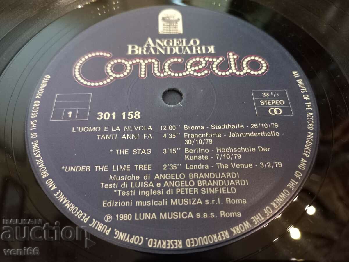 Delivery of Gramophone record - Concerto Delivery of Gramophone record - Concerto