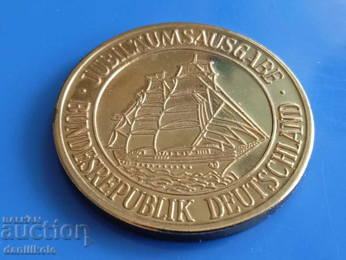 *$*Y*$* PLAQUET GERMANY 125 YEARS RAILWAY LINE 1861-1986*$*Y*$* - 5 *$*Y*$* PLAQUET GERMANY 125 YEARS RAILWAY LINE 1861-1986*$*Y*$* - 5