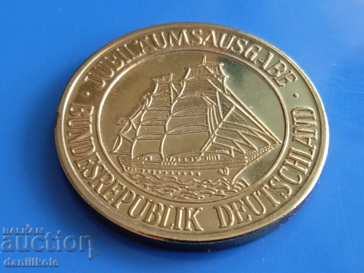 *$*Y*$* PLAQUET GERMANY 125 YEARS RAILWAY LINE 1861-1986*$*Y*$* - 6 *$*Y*$* PLAQUET GERMANY 125 YEARS RAILWAY LINE 1861-1986*$*Y*$* - 6