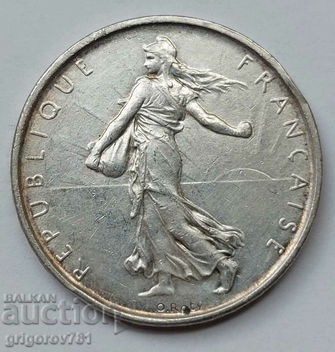 5 Φράγκα Ασήμι Γαλλία 1962 - Ασημένιο νόμισμα #17 με τιμή € 14.32 | 28.01 BGN