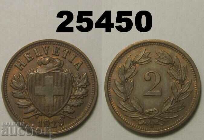 Switzerland 2 Rapen 1929