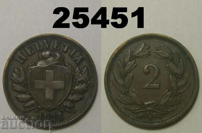 Switzerland 2 rapene 1928 Rare