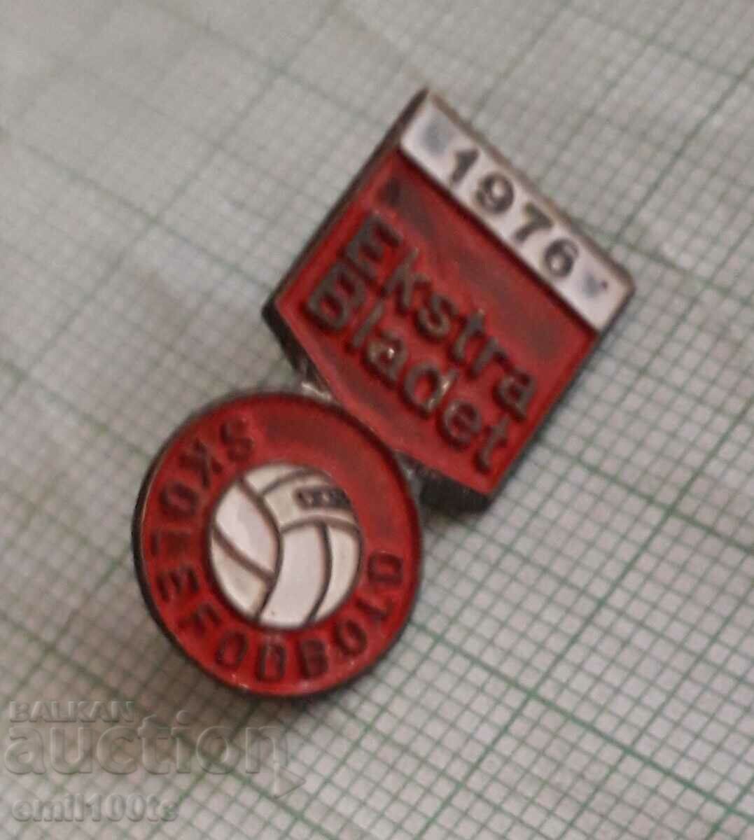 Auction Badge - School Football Tournament Denmark 1976 Auction Badge - School Football Tournament Denmark 1976