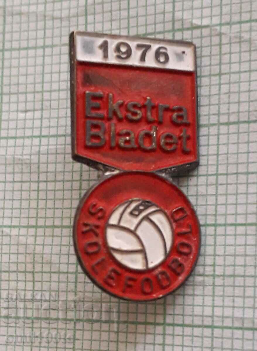 Значка- Ученически турнир по футбол Дания 1976 г.