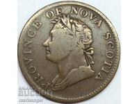 Canada 1/2 Penny 1832 Nova Scotia Jeton George IV