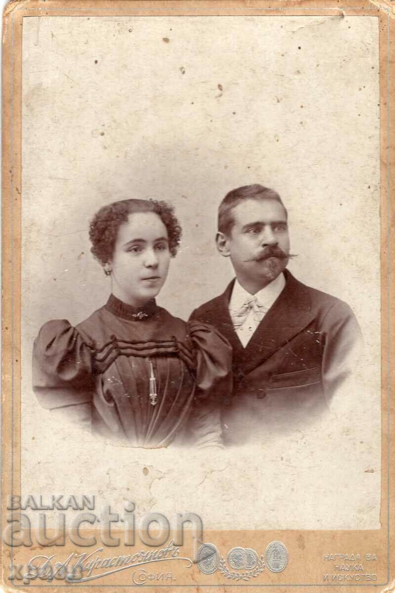 OLD PHOTO - CARDBOARD - D.KARASTOYANOV - SOFIA - 2833