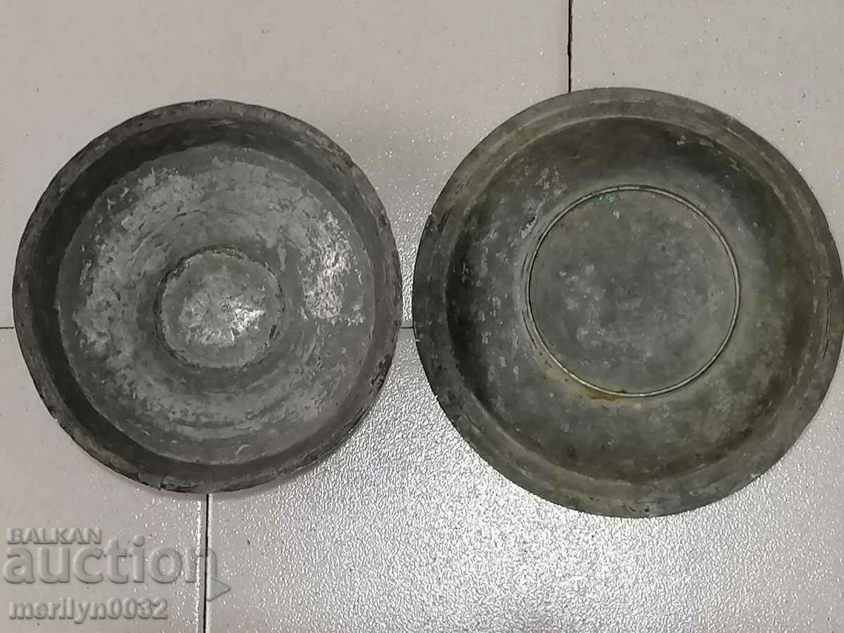 Χάλκινο αναγεννησιακό πιατάκι με καπάκι - 5 Χάλκινο αναγεννησιακό πιατάκι με καπάκι - 5