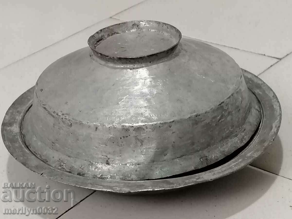 Χάλκινο αναγεννησιακό πιατάκι με καπάκι - 6 Χάλκινο αναγεννησιακό πιατάκι με καπάκι - 6