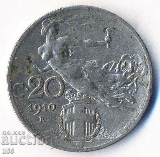 Italia - 20 centesimi 1910