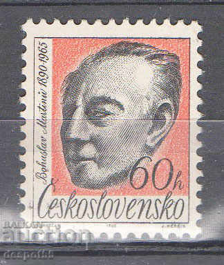 1965. Cehoslovacia. Bohuslav Martinu - Compozitor.