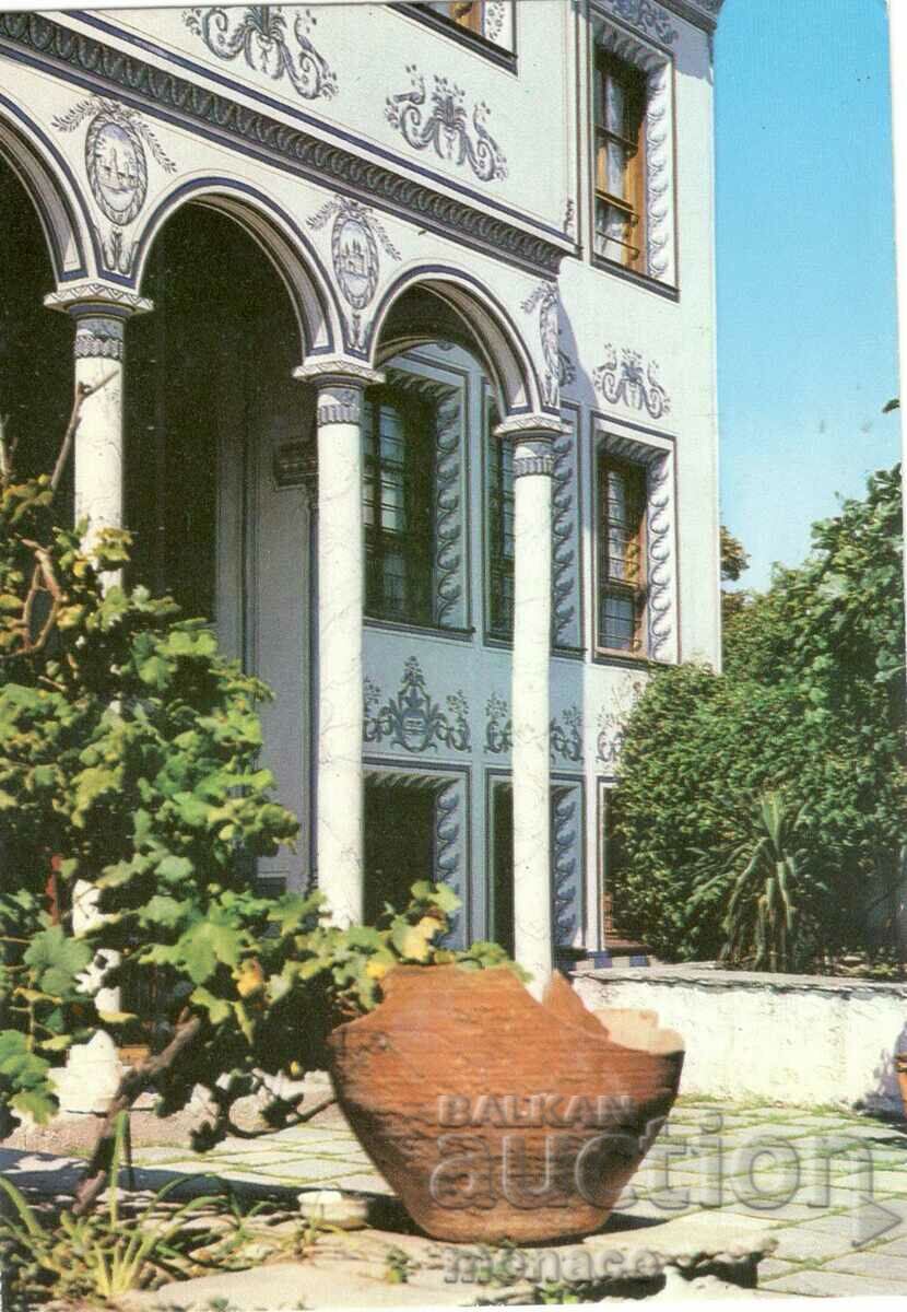 Old postcard - Plovdiv, Old house of Veren Stambolyan