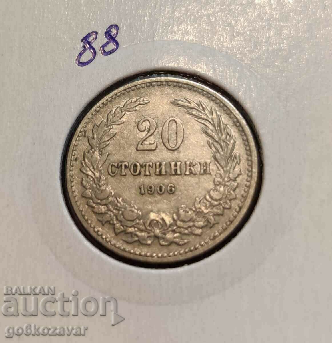 Auction Bulgaria 20 cents 1906 Excellent! Auction Bulgaria 20 cents 1906 Excellent!