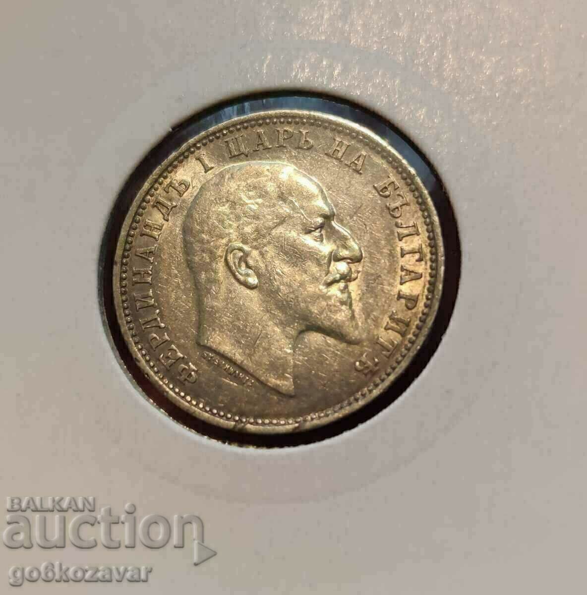 Livrarea Bulgaria 1 lev 1910 argint. Pentru colectie!