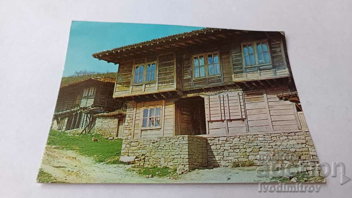 Пощенска картичка Жеравна Старинна архитектура 1979