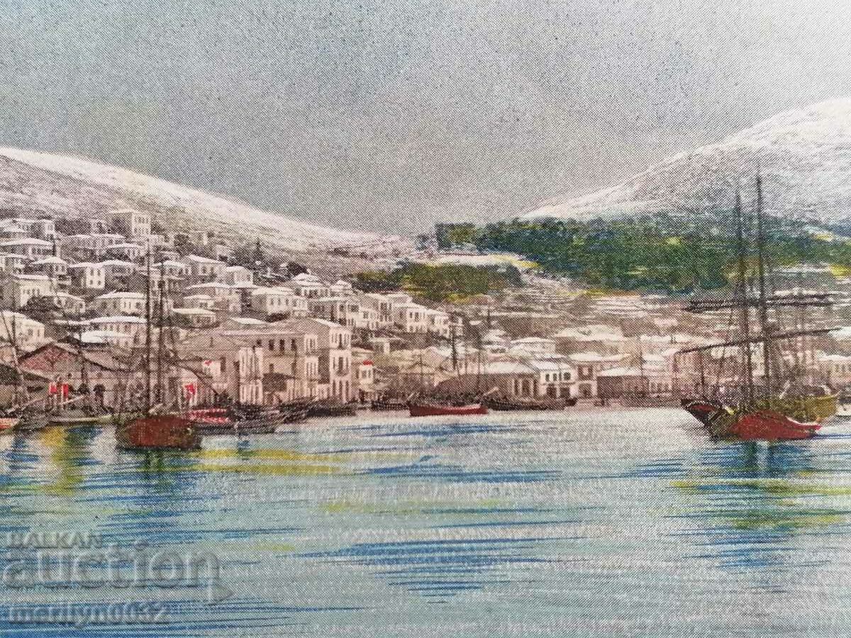 Old postcard Samos Greece - 5