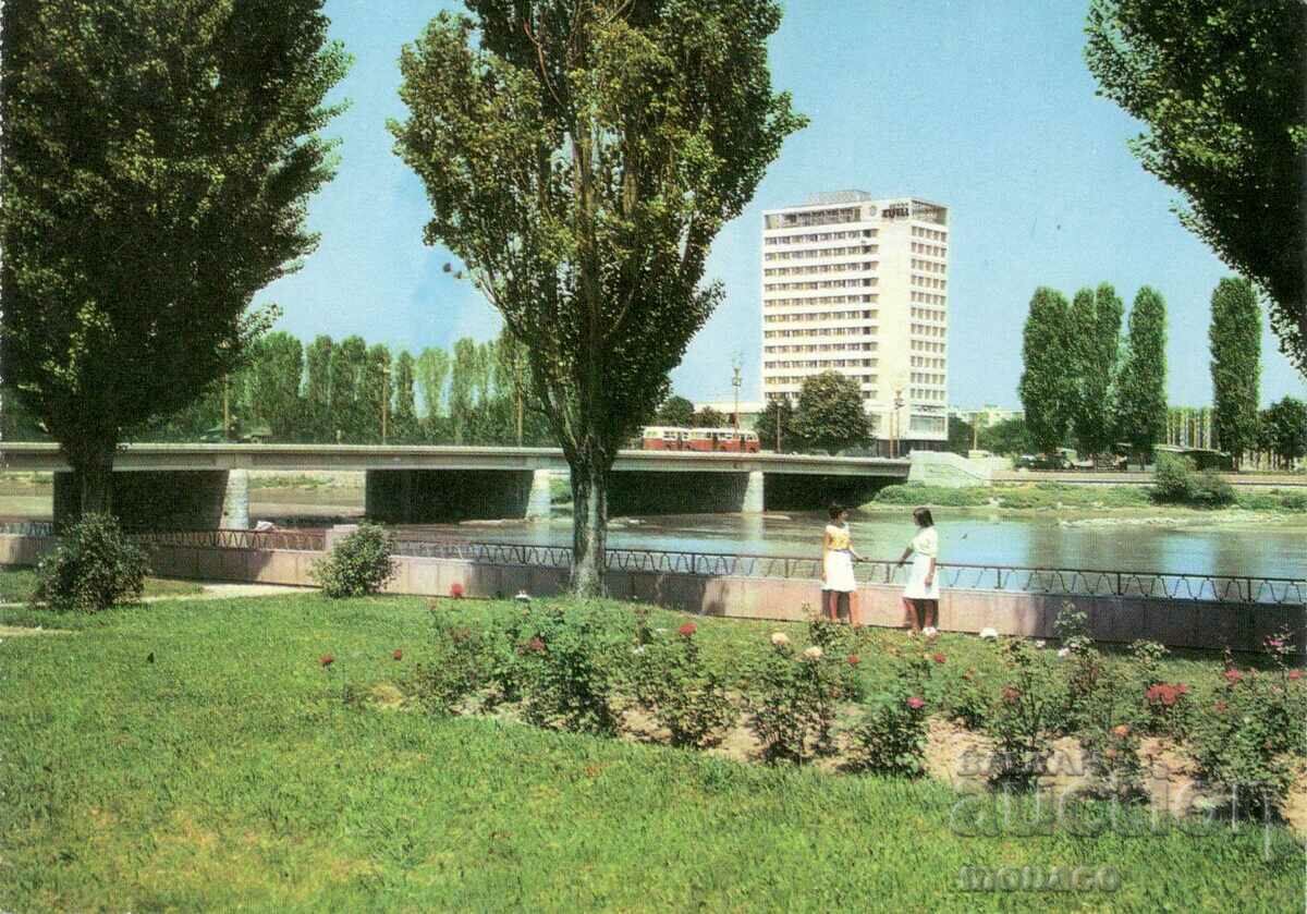 Παλιά κάρτα - Plovdiv, Ξενοδοχείο "Μαρίτσα"