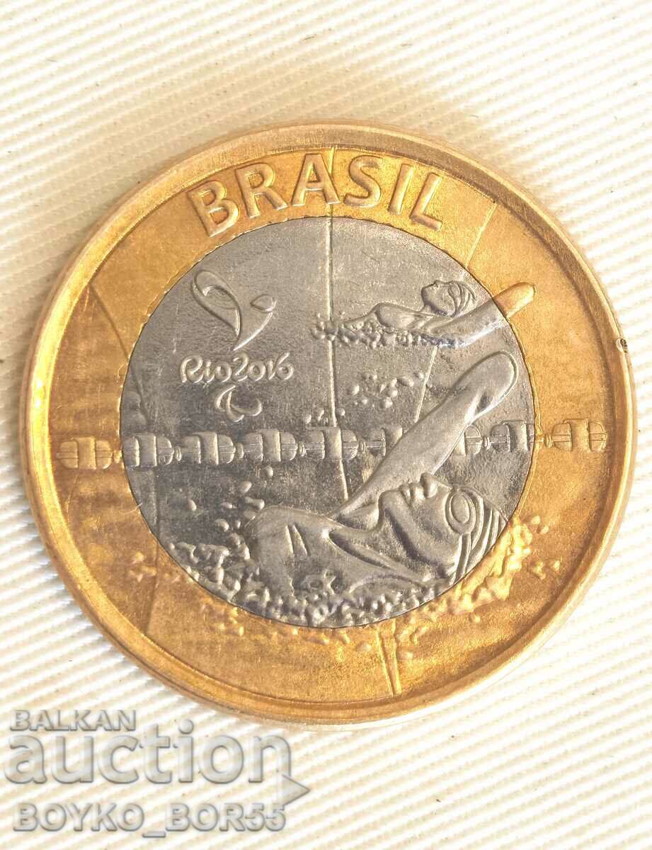 1 Real Brasil 1 Real Brasil 2016 Jocurile Olimpice cu preț 5.00 BGN | € 2.56