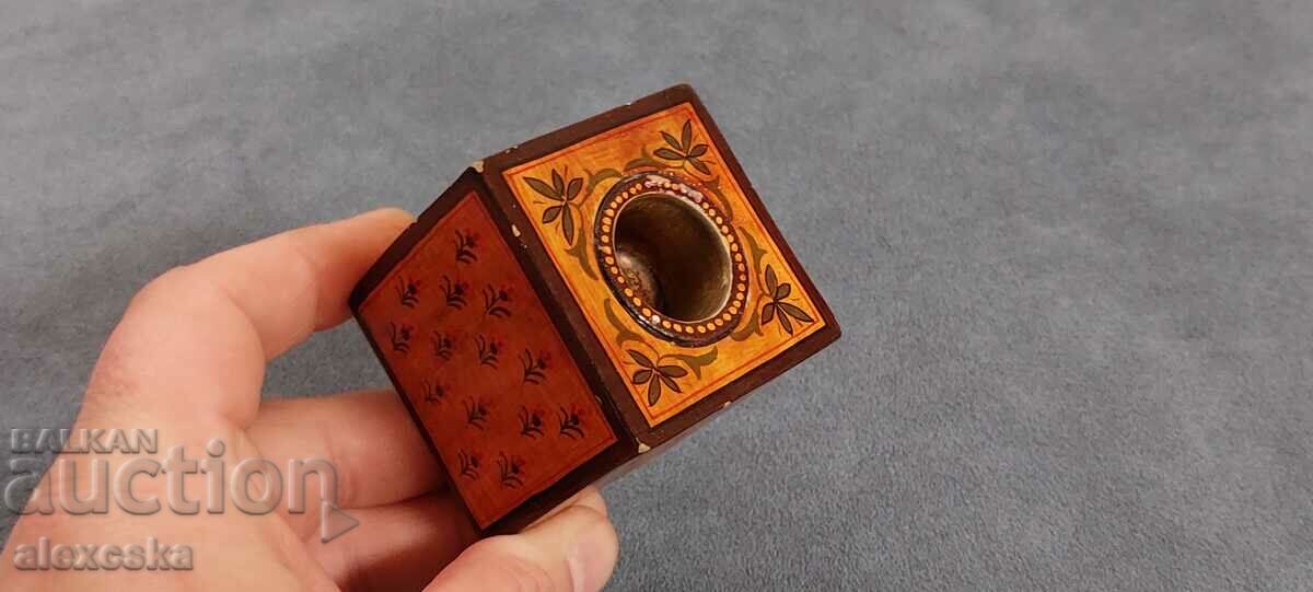 Small wooden candle holder - 7 Small wooden candle holder - 7