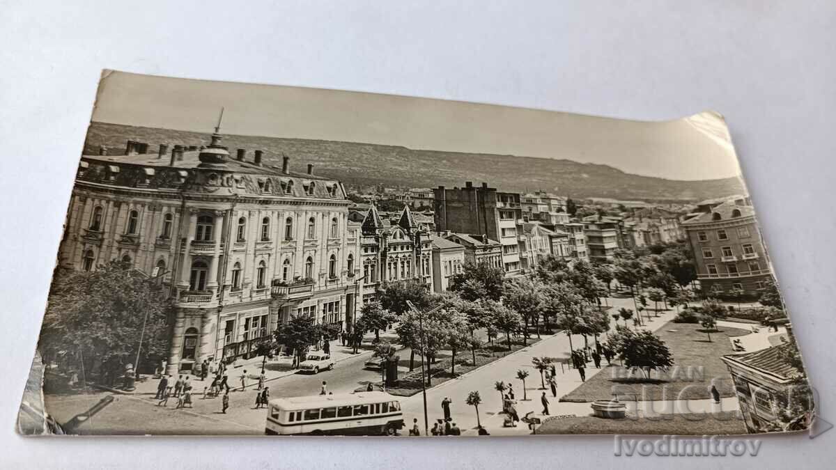 Пощенска картичка Варна Изглед 1961