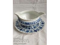 Cobalt porcelain saucer - Bavaria