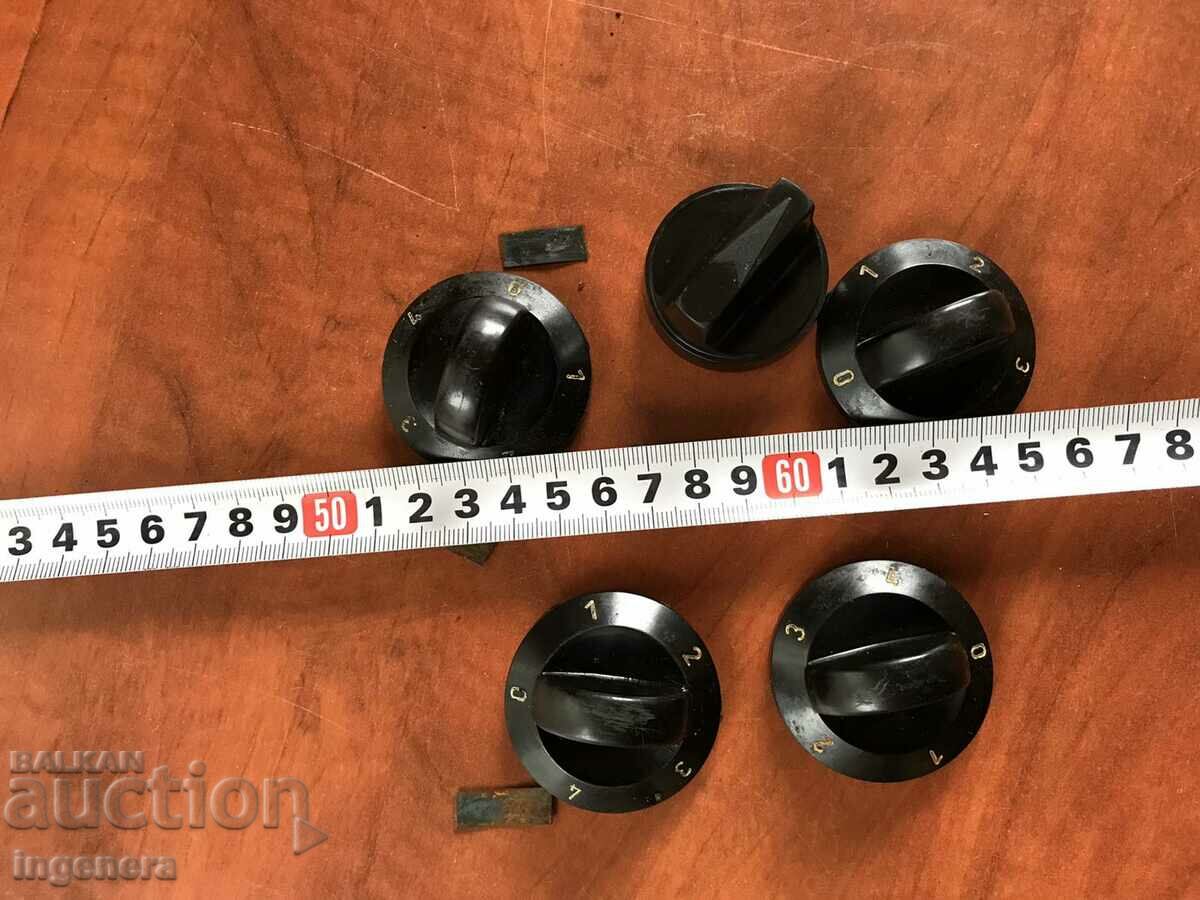 KNOB KNOBS BAKELITE HANDLES-5 PCS with price 5.00 BGN | € 2.56 KNOB KNOBS BAKELITE HANDLES-5 PCS with price 5.00 BGN | € 2.56