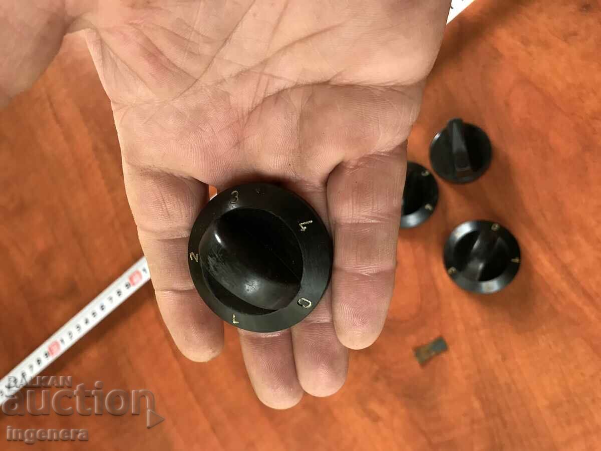 Auction KNOB KNOBS BAKELITE HANDLES-5 PCS Auction KNOB KNOBS BAKELITE HANDLES-5 PCS