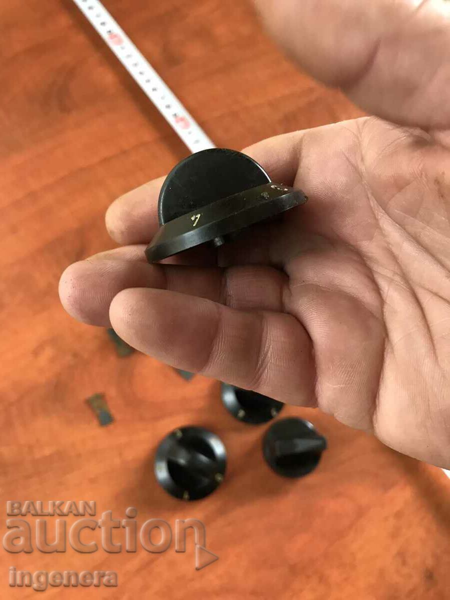 KNOB KNOBS BAKELITE HANDLES-5 PCS - 5 KNOB KNOBS BAKELITE HANDLES-5 PCS - 5