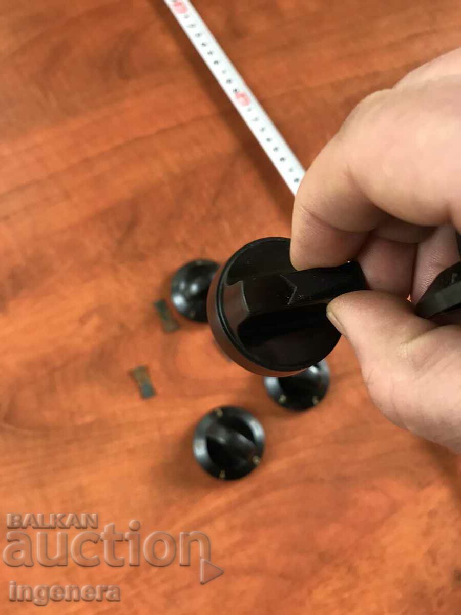 KNOB KNOBS BAKELITE HANDLES-5 PCS - 7 KNOB KNOBS BAKELITE HANDLES-5 PCS - 7