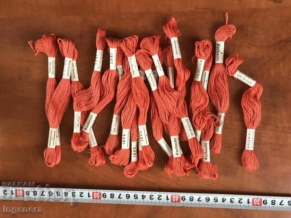 CHILE COTTON EMBROIDERY THREADS FROM SOCA-19 BR with price 29.00 BGN | € 14.83 CHILE COTTON EMBROIDERY THREADS FROM SOCA-19 BR with price 29.00 BGN | € 14.83