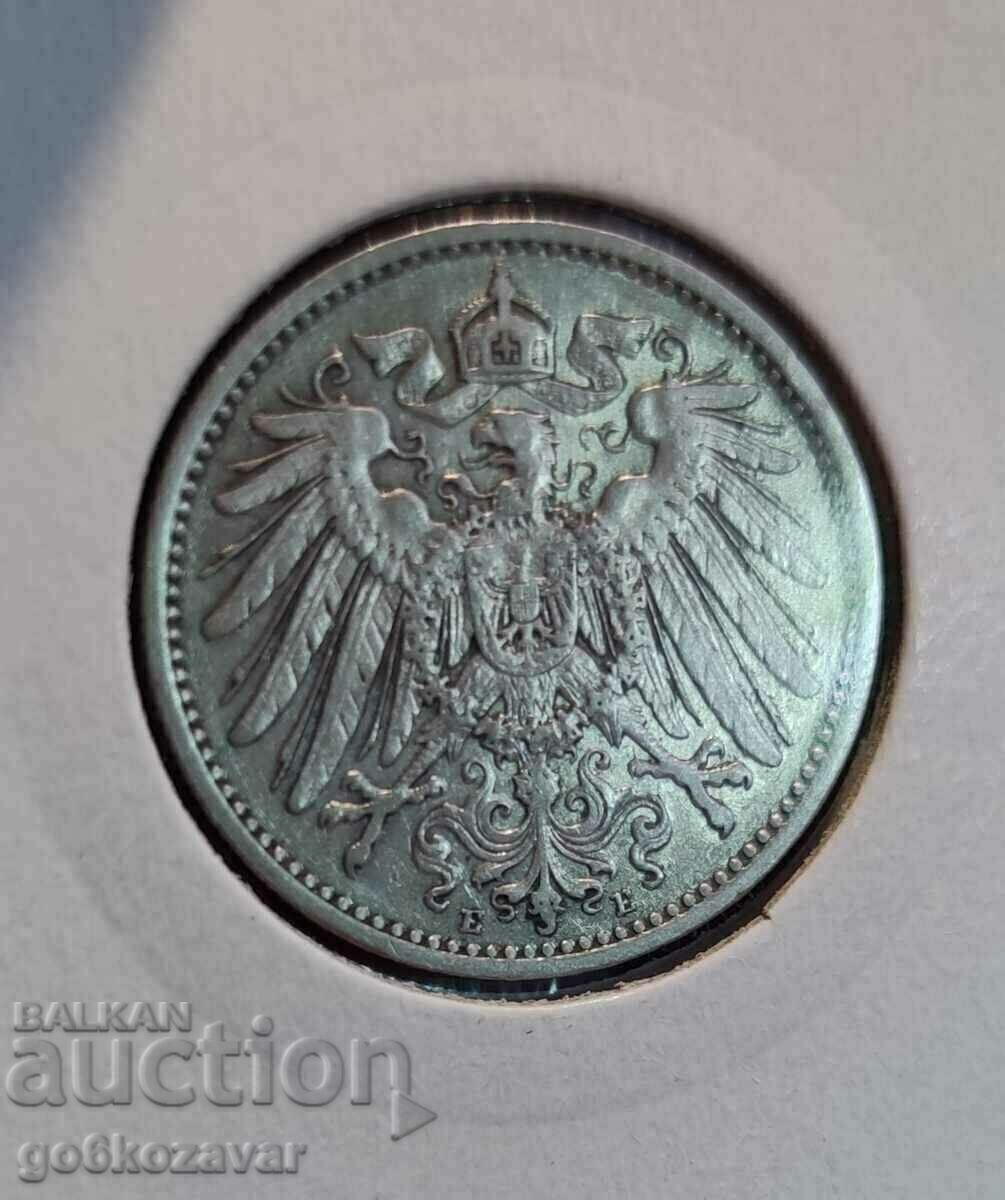Germany 1 mark 1908 Silver! Well !RR Rare small print run! with price 79.00 BGN | € 40.39 Germany 1 mark 1908 Silver! Well !RR Rare small print run! with price 79.00 BGN | € 40.39