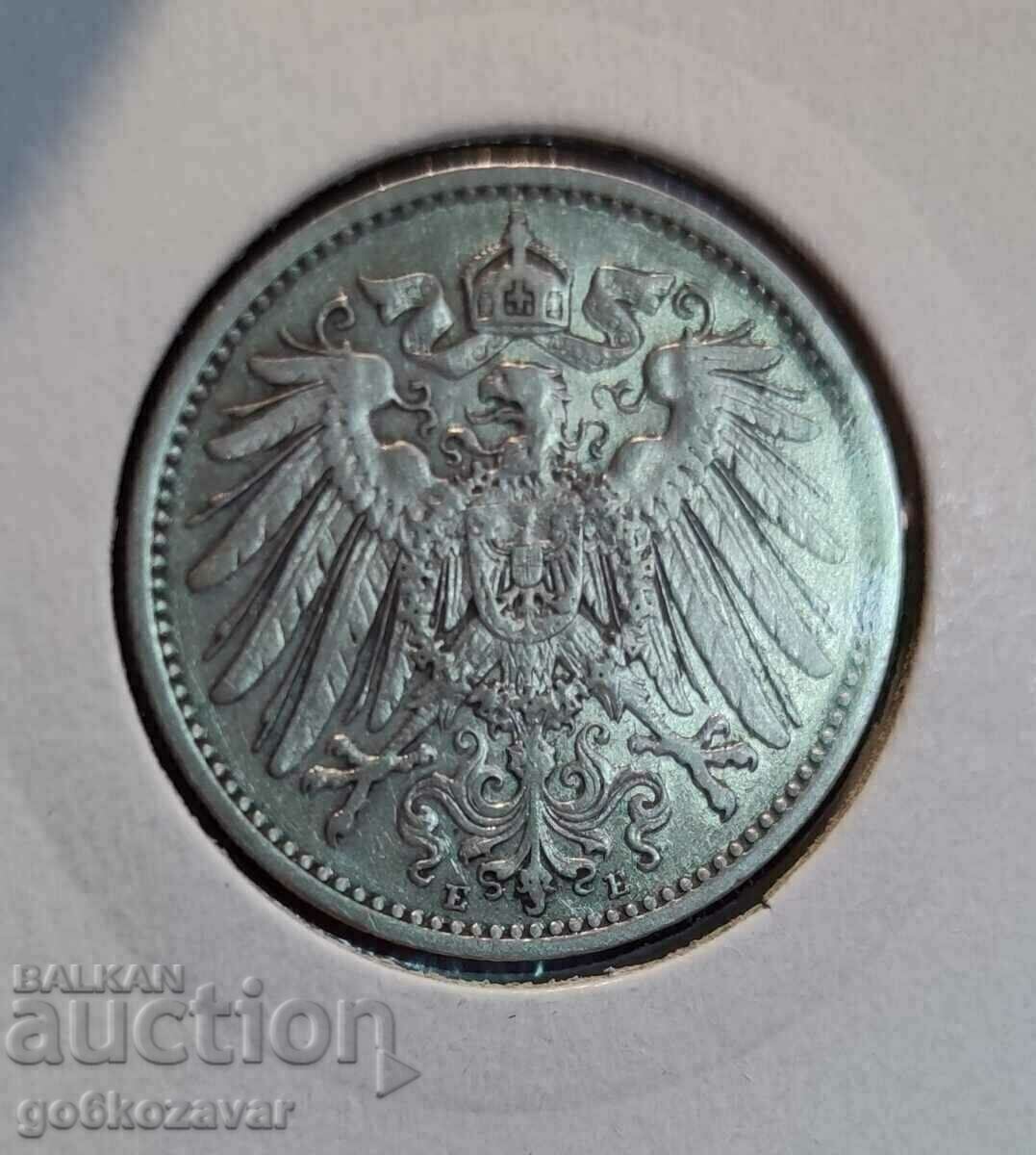 Delivery of Germany 1 mark 1908 Silver! Well !RR Rare small print run! Delivery of Germany 1 mark 1908 Silver! Well !RR Rare small print run!