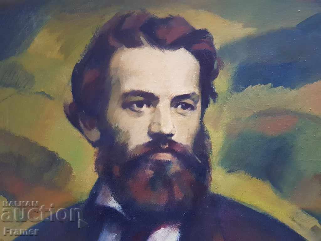 LARGE Painting by Iliya Rashkov 1981. Oil portrait - 5 LARGE Painting by Iliya Rashkov 1981. Oil portrait - 5