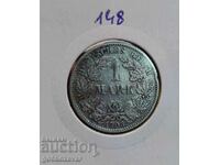 Germany 1 mark 1903 Silver! G !RR Rare Small Edition!