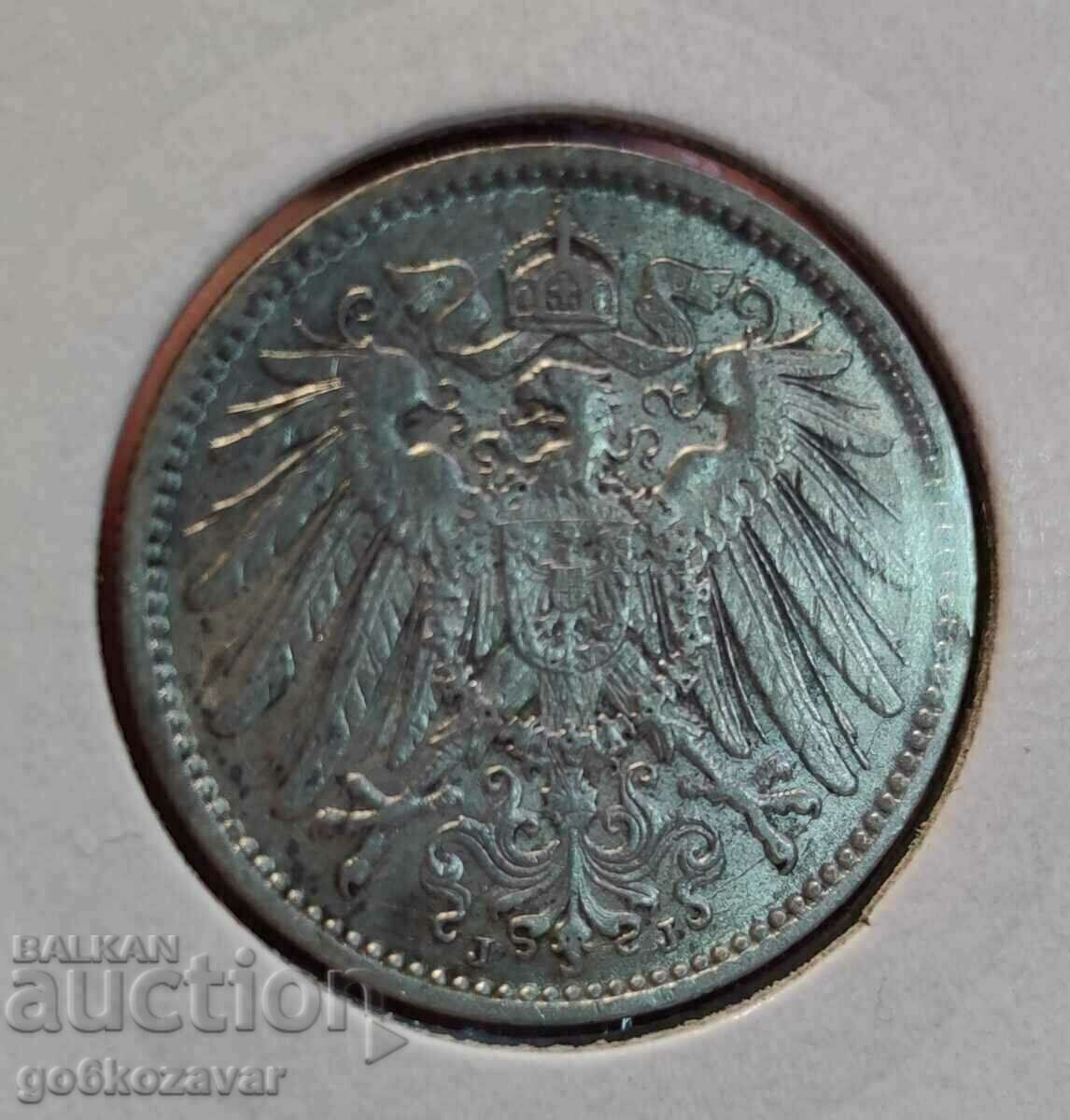 Germany 1 mark 1904 Silver! J! Rare! - 6 Germany 1 mark 1904 Silver! J! Rare! - 6