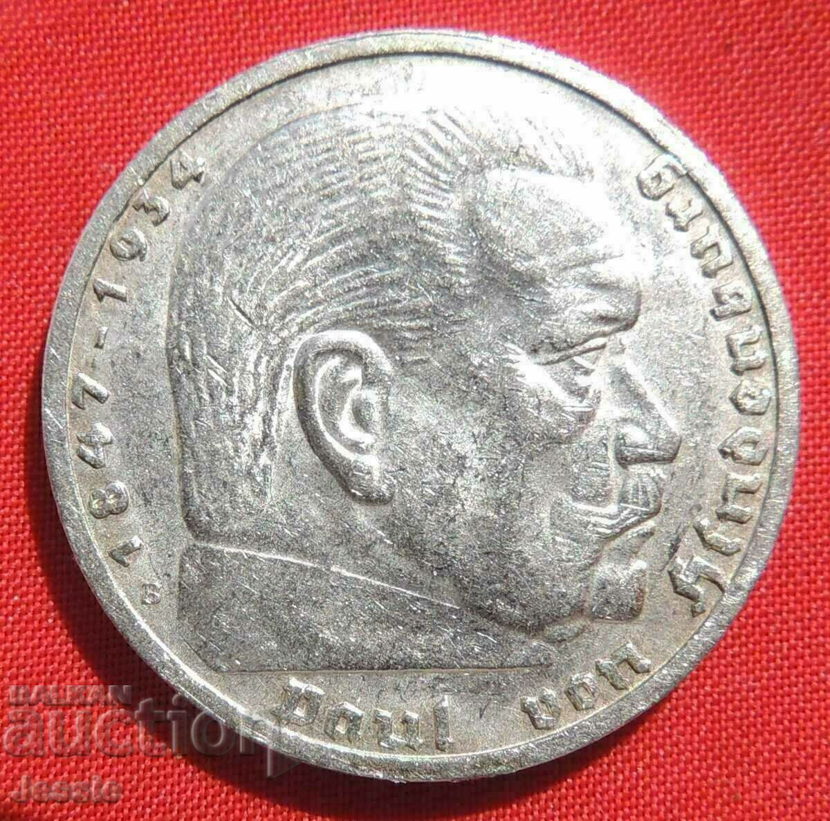 5 Reichsmarks 1939 B Germany silver with price 66.95 BGN | € 34.23 5 Reichsmarks 1939 B Germany silver with price 66.95 BGN | € 34.23