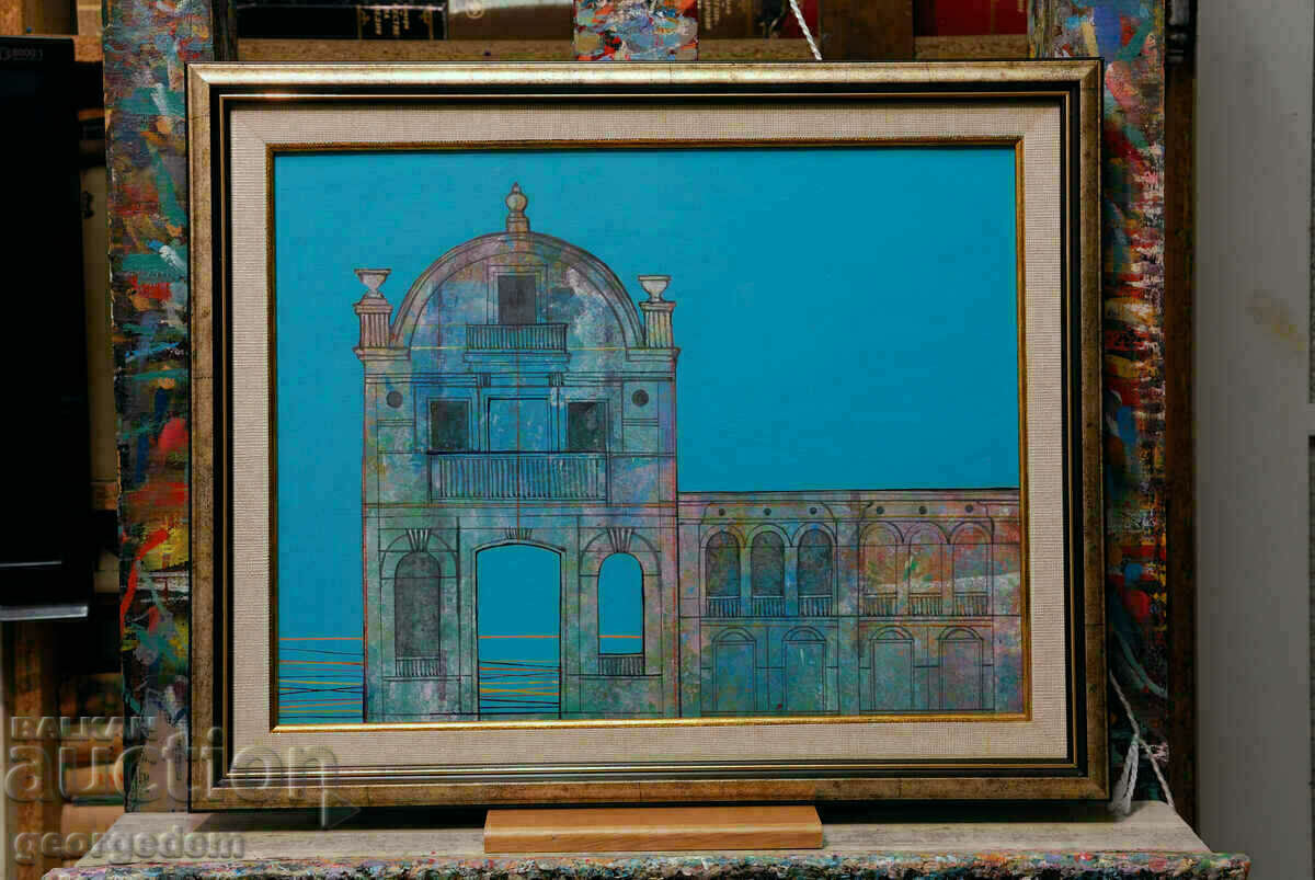 Λάδι «Τοπίο», καμβάς με τιμή 220.00 BGN | € 112.48 Λάδι «Τοπίο», καμβάς με τιμή 220.00 BGN | € 112.48