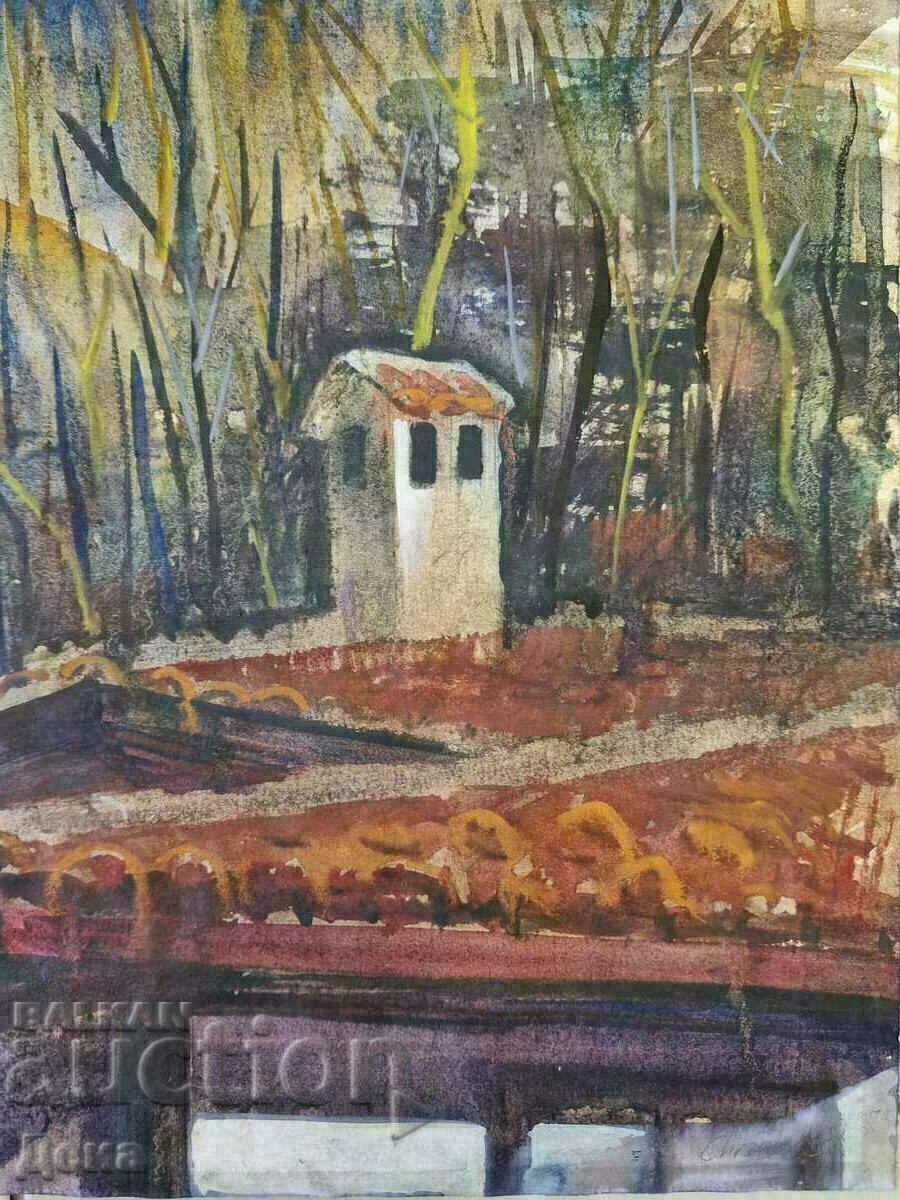 Christ watercolor 1992 - 5 Christ watercolor 1992 - 5