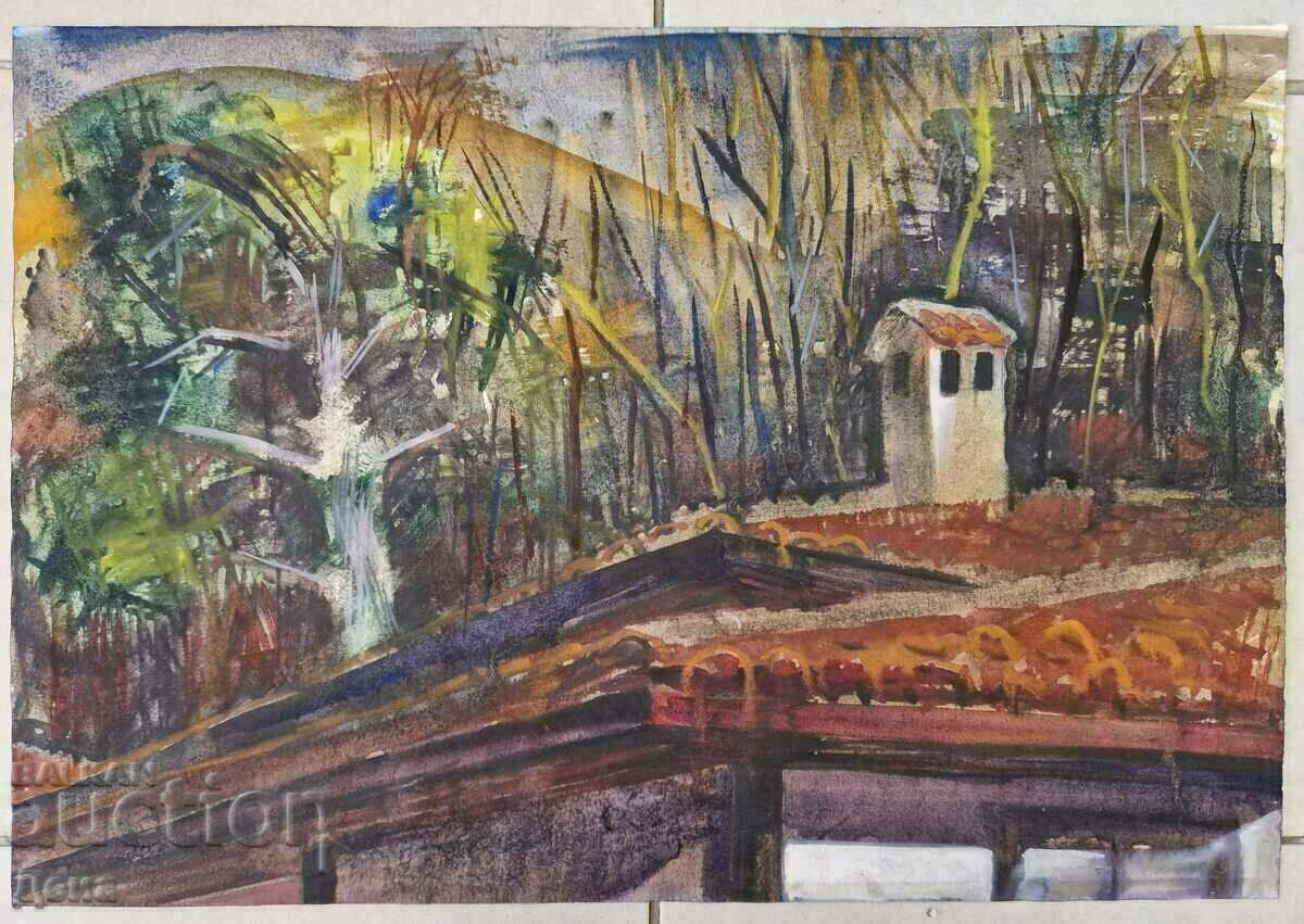 Christ watercolor 1992