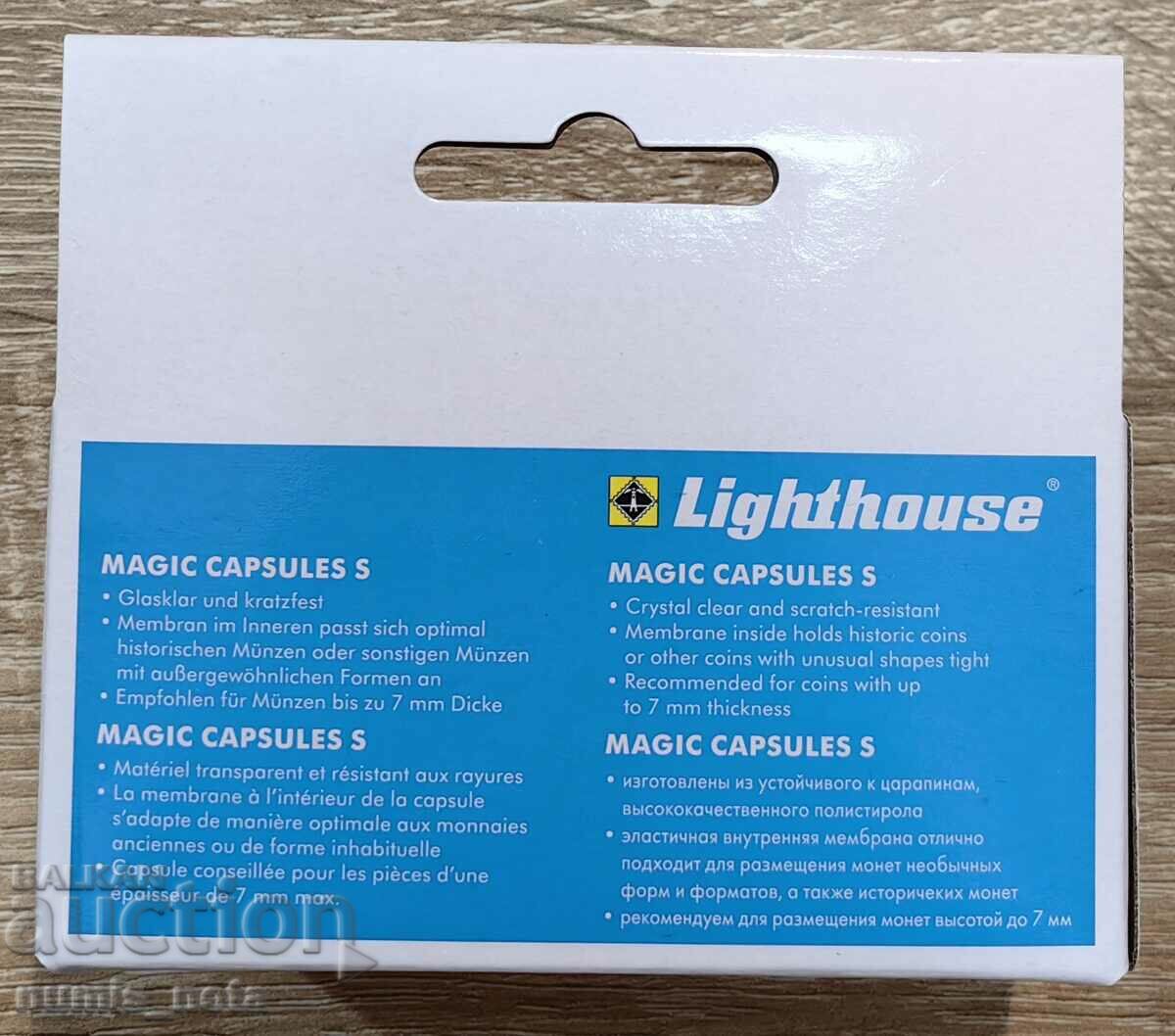 LEUCHTTURM MAGIC S custom coin capsules with price 25.00 BGN | € 12.78 LEUCHTTURM MAGIC S custom coin capsules with price 25.00 BGN | € 12.78
