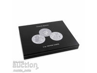cutie de lux pentru 10 monede Fiarele Tudorilor 2 oz
