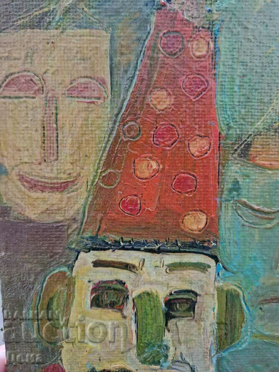 Delivery of Stoycho Zerliev painting 1987. Delivery of Stoycho Zerliev painting 1987.