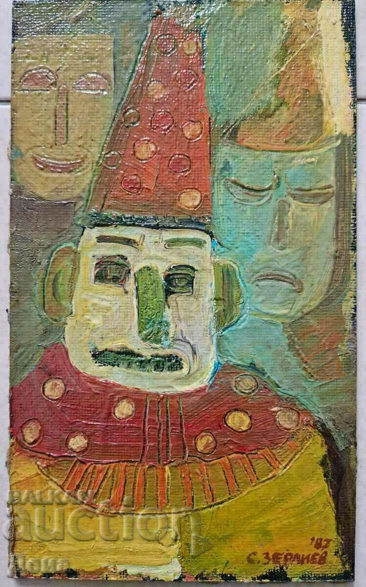 Stoycho Zerliev painting 1987. Stoycho Zerliev painting 1987.