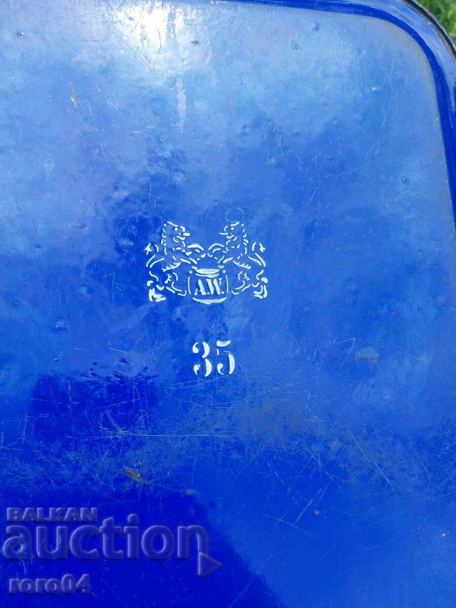 ENAMELED TRAY - KINGDOM OF BULGARIA - 5 ENAMELED TRAY - KINGDOM OF BULGARIA - 5