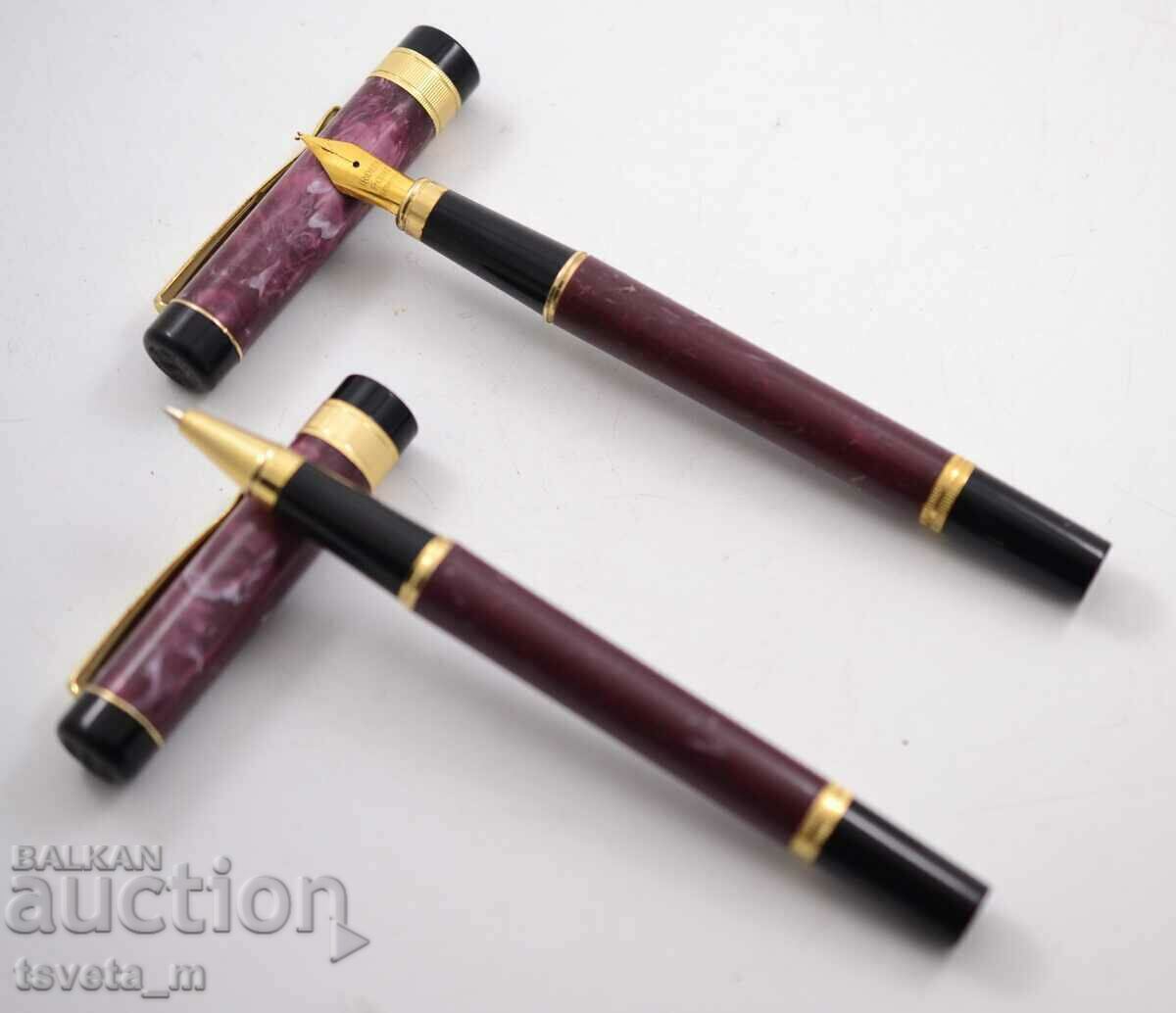 Комплект писалка и химикал Германия с цена 6.00 лв. | € 3.07 Комплект писалка и химикал Германия с цена 6.00 лв. | € 3.07